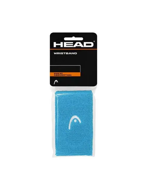 Muñequera Head Logo 5" Azul Turquesa | Ofertas de pádel